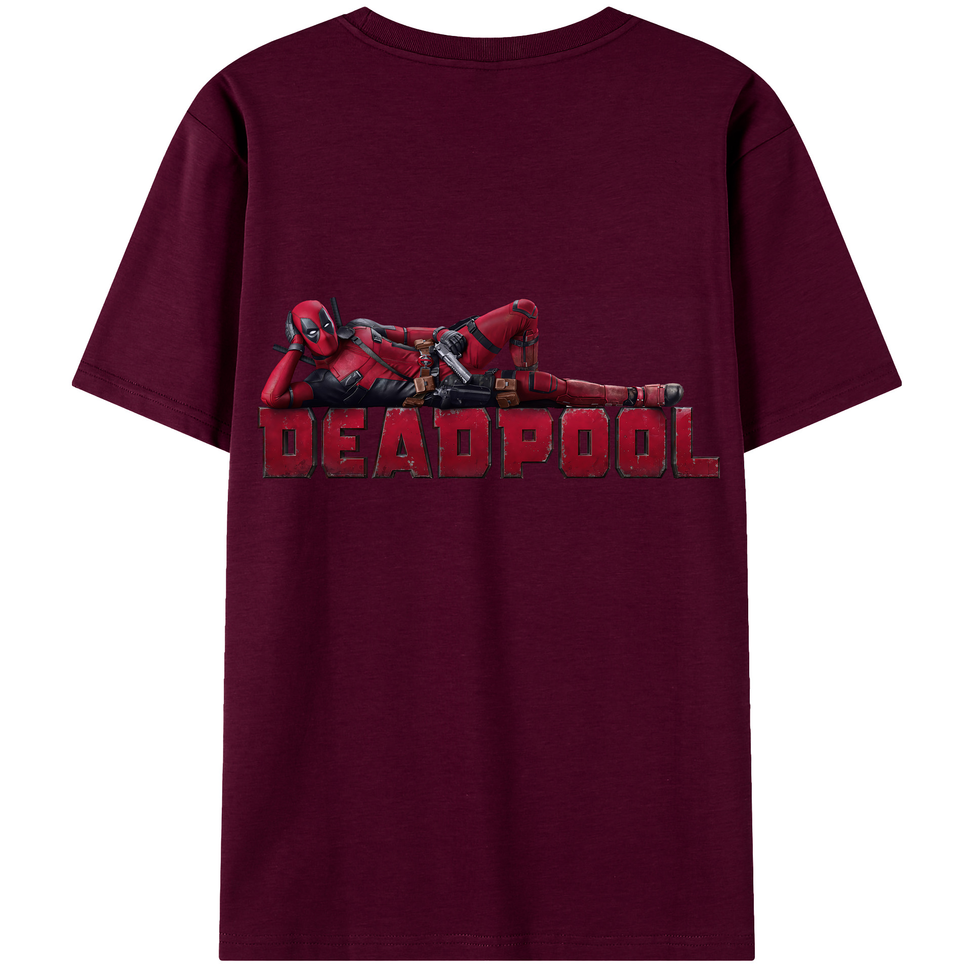 （画像用） Deadpool デッドプール レディース半袖Tシャツ(バックプリント)